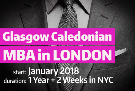 Glasgow Caledonian MBA in London
